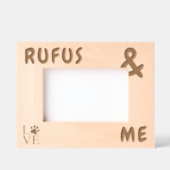 Gepersonaliseerde grote en gedurfde honden naam en gegraveerde lijstjes (Voorkant)