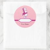 Gepersonaliseerde grote etiketten van de chef (Tas)