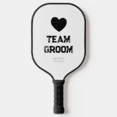 Gepersonaliseerde grote hart Pickleball Paddle (Voorkant)