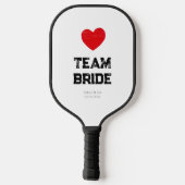 Gepersonaliseerde grote hart Pickleball Paddle (Achterkant)