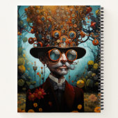 Gepersonaliseerde grote ideeën Steampunk Notitieboek (Achterkant)
