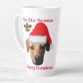 Gepersonaliseerde Grote Kerst Koffie Mok (Linkerhoek)