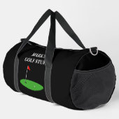 Gepersonaliseerde grote maat duffle tas voor golfe (Rechterhoek)