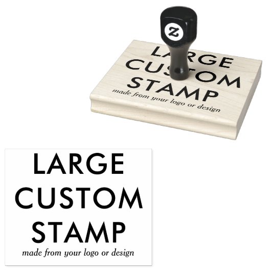 Gepersonaliseerde Grote Rubber Stamp voor Bedrijfs Rubberstempel (Gestempeld)