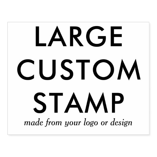 Gepersonaliseerde Grote Rubber Stamp voor Bedrijfs Rubberstempel (Afrduk)