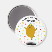 Gepersonaliseerde Groundhog Day Birthday Gift Magn Magneet (Voorkant / Achterkant)