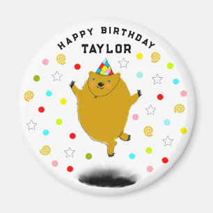 Gepersonaliseerde Groundhog Day Birthday Gift Magn Magneet