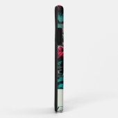 Gepersonaliseerde Grungy Poinsettia Bloemen Graffi Case-Mate iPhone Case (Achterkant/rechts)