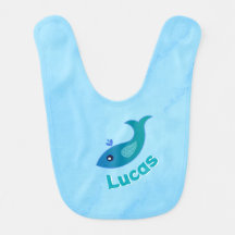 Gepersonaliseerde "Gulp, Gulp" Baby Bib