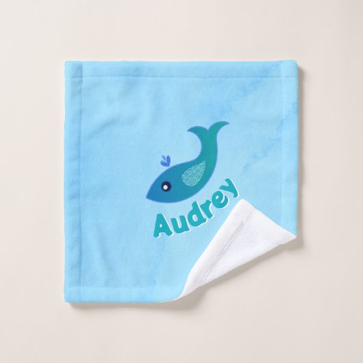 Gepersonaliseerde "Gulp, Gulp" Bad Handdoek (Wasdoekje)