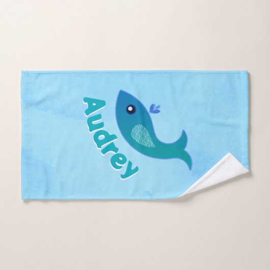 Gepersonaliseerde "Gulp, Gulp" Bad Handdoek (Handdoek)