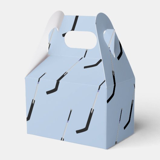 Gepersonaliseerde gunst box Ice Hockey thema Bedankdoosjes (Achterkant)