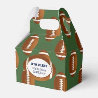 Gepersonaliseerde gunst box Sport Party football t Bedankdoosjes