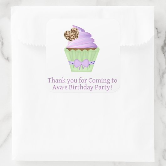 Gepersonaliseerde gunst stickers kinder partij (Tas)