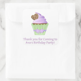 Gepersonaliseerde gunst stickers kinder partij