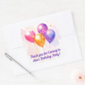 Gepersonaliseerde gunst stickers kinder partij (Envelop)