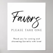 Gepersonaliseerde gunsten Bedankt Vrijgezellenfees Poster (Voorkant)