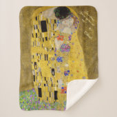 Gepersonaliseerde Gustav Klimt De Kus Liefde Boods Sherpa Deken (Voorkant)