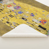 Gepersonaliseerde Gustav Klimt De Kus Liefde Boods Sherpa Deken (3/4)