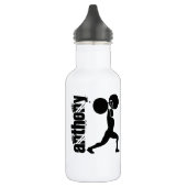 Gepersonaliseerde gym bodybuilder waterfles (Links)