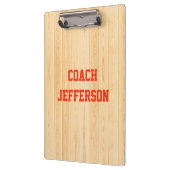 Gepersonaliseerde Gym Clipboard voor Coaches Klembord (Links)