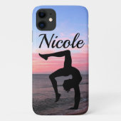 GEPERSONALISEERDE GYMNAST MEISJE Case-Mate iPhone CASE (Achterkant)