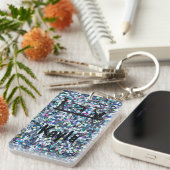 GEPERSONALISEERDE GYMNASTIEK Acryl Sleutelhanger (Voorkant Rechts)