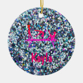 GEPERSONALISEERDE GYMNASTIEK BLING ORNAMENT (Voorkant)