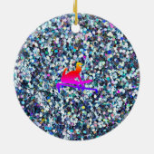 GEPERSONALISEERDE GYMNASTIEK BLING ORNAMENT (Achterkant)