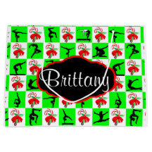 GEPERSONALISEERDE GYMNASTIEK KERSTCADEAU TAS