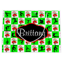 GEPERSONALISEERDE GYMNASTIEK KERSTCADEAU TAS LARGE CADEAUTASJE