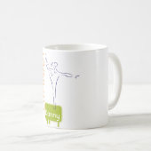 Gepersonaliseerde GYMNASTIEK Kinder Mokken Genaamd (Voorkant rechts)