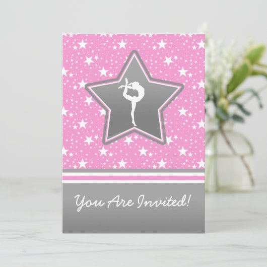 Gepersonaliseerde gymnastiek onder de sterren in r kaart (Staand voorkant)