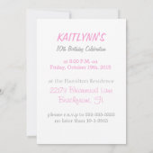 Gepersonaliseerde gymnastiek onder de sterren in r kaart (Achterkant)