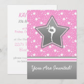 Gepersonaliseerde gymnastiek onder de sterren in r kaart (Voorkant / Achterkant)