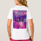 GEPERSONALISEERDE GYMNASTIEK PARTIJ T-SHIRT (Achterkant)