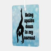 Gepersonaliseerde gymnastische decoratie, aangepas metalen ornament (Voorkant links)