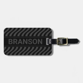Gepersonaliseerde H Bar GS Wave Bagagelabel