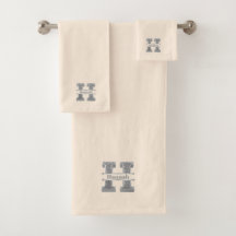 Gepersonaliseerde H Initiaal Silver Monogram Jouw 