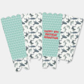 Gepersonaliseerde haaienvoorkeur Treat Box Bedankdoosjes (Ongevouwen)