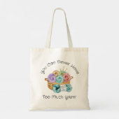Gepersonaliseerde haakgaren tote bag (Achterkant)