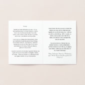 Gepersonaliseerde haar bruiloft geloften Folie Kaa Folie Kaarten (Binnen)