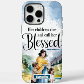 Gepersonaliseerde Haar Kinderen Stijgen Christelij Case-Mate iPhone Case (Achterkant)