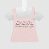 Gepersonaliseerde hairdresser Beautician Ornament (achterkant)