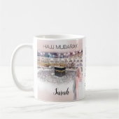 Gepersonaliseerde Hajj Mubarak Koffie Mok Hajj Gif (Links)