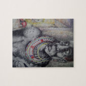 Gepersonaliseerde Hakuna Matata met Lion Masai Puz Legpuzzel (Horizontaal)