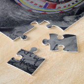 Gepersonaliseerde Hakuna Matata met Lion Masai Puz Legpuzzel (Zijkant)