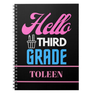 Gepersonaliseerde Hallo derde graad Notitieboek