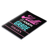 Gepersonaliseerde Hallo vierde rang Notitieboek (Linkerzijde)