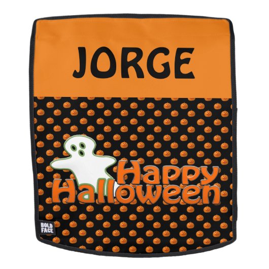 Gepersonaliseerde Halloween Backpack Faceplate (Verwijderbaar gezicht)